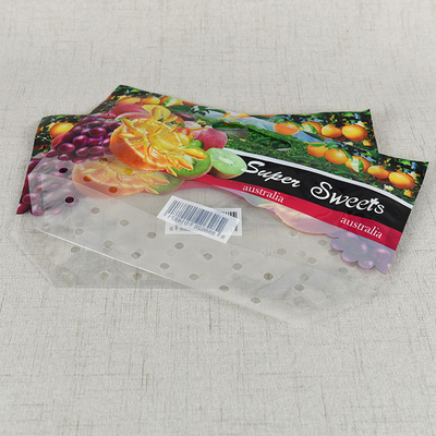 Emballage en plastique de sacs de protection de légumes d'aliments surgelés de couverture de fruit frais avec des trous d'air