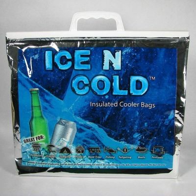 Le grand sac pliant de refroidisseur du voyage VMPET de crème glacée a isolé portatif