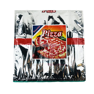 26,5 par 26,5 sacs isolés froids chauds de pizza zip-lock, sac plus frais manipulé de pizza