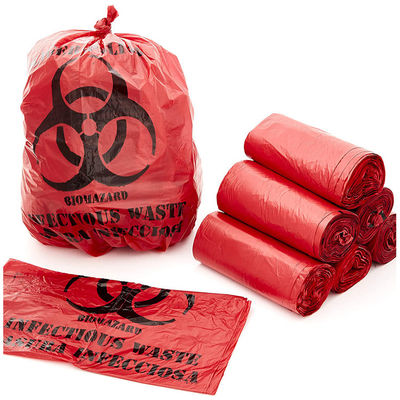 Hôpital OPP/disposition de sac de déchets Biohazard de PE pour infectieux
