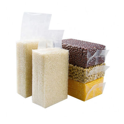 sacs en plastique de stockage de joint hermétique de 120mic PET/NY/PE pour le riz asp