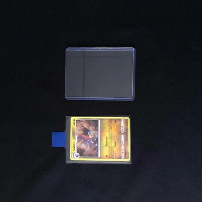 Douille 64*89mm de carte de collection de Yugioh Penny Transparent 3x4