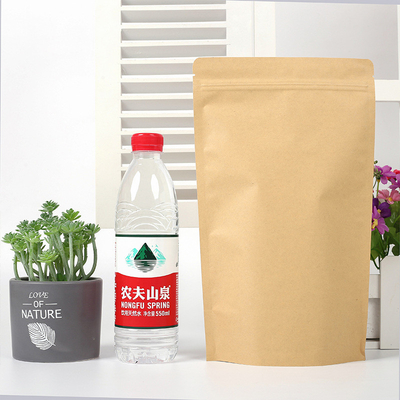 Impression plaquée en aluminium de sac scellée par conditionnement en plastique de nourriture de sac zip-lock de papier d'emballage