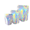 L'emballage iridescent olographe de papier d'aluminium met en sac pour le cosmétique de fard à paupières