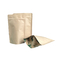 L'emballage alimentaire sec à obturation automatique de papier de Brown emballage met en sac le PLA biodégradable