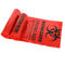 Sacs de rebut cliniques rouges de LLDPE, » sacs médicaux de l'élimination des déchets 30*36