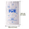 Glace jetable Lolly Plastic Bags, poche réutilisable de 10lb 25lb de bruit de glace