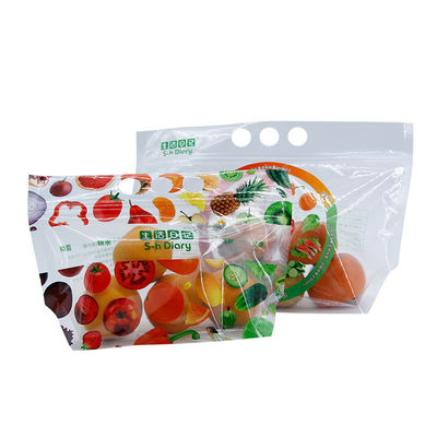 Sacs de emballage végétaux du polythène OPP, sac de stockage de fruit de L260mm