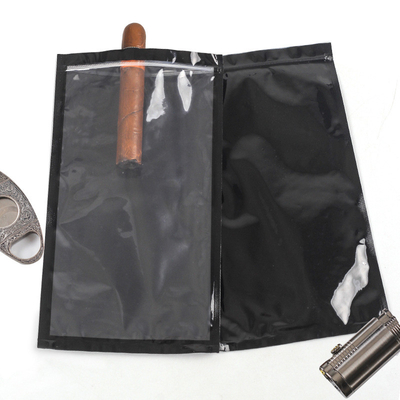 Le cigare transparent de voyage hydratant le sac 5pcs a scellé le sac de stockage de cigare