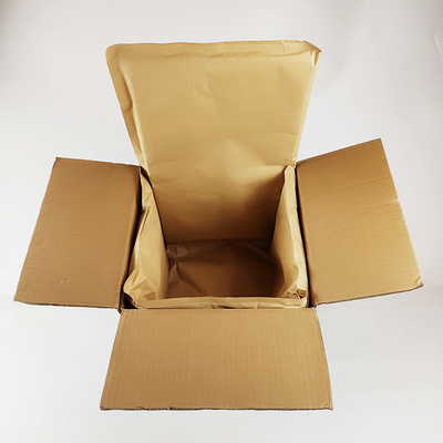 Éco-friendly bord de route Recyclables revêtements thermiques en papier kraft Laine Matériau Box Cooler Liner