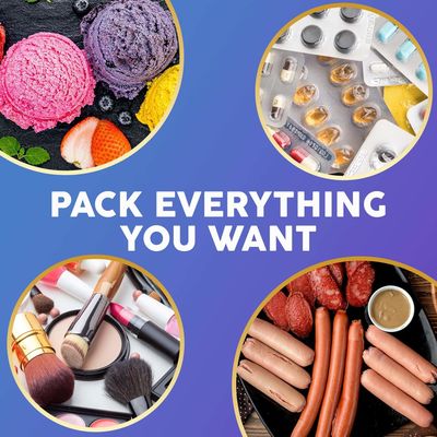 Foil métallique d'aluminium jetable chaud froid thermiquement isolé refroidisseur à bulles