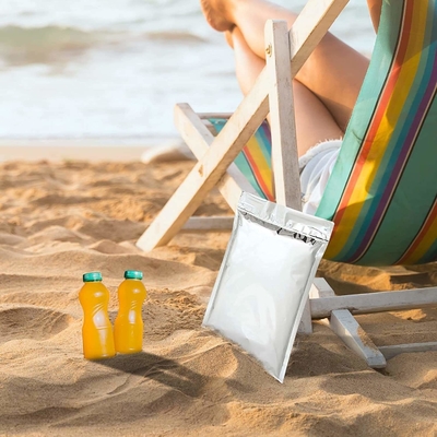 Enveloppes d'expédition isolées en argent Sacs métalliques isolés en feuille auto-collant Sacs thermiques isolants