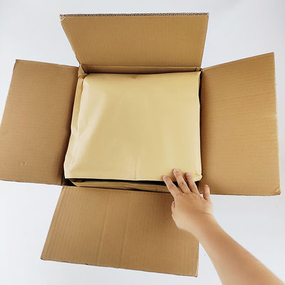 Éco-friendly bord de route Recyclables revêtements thermiques en papier kraft Laine Matériau Box Cooler Liner